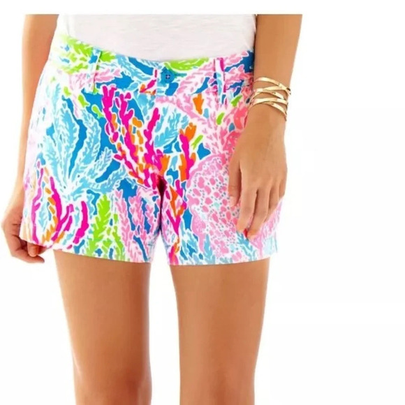 Lilly Pulitzer Callahan Shorts Let’s Cha Cha - Picture 1 of 3